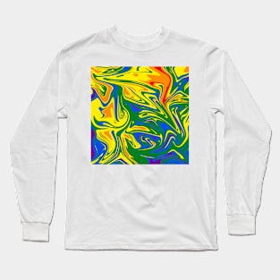 Gay pride (marble vibes) Long Sleeve T-Shirt